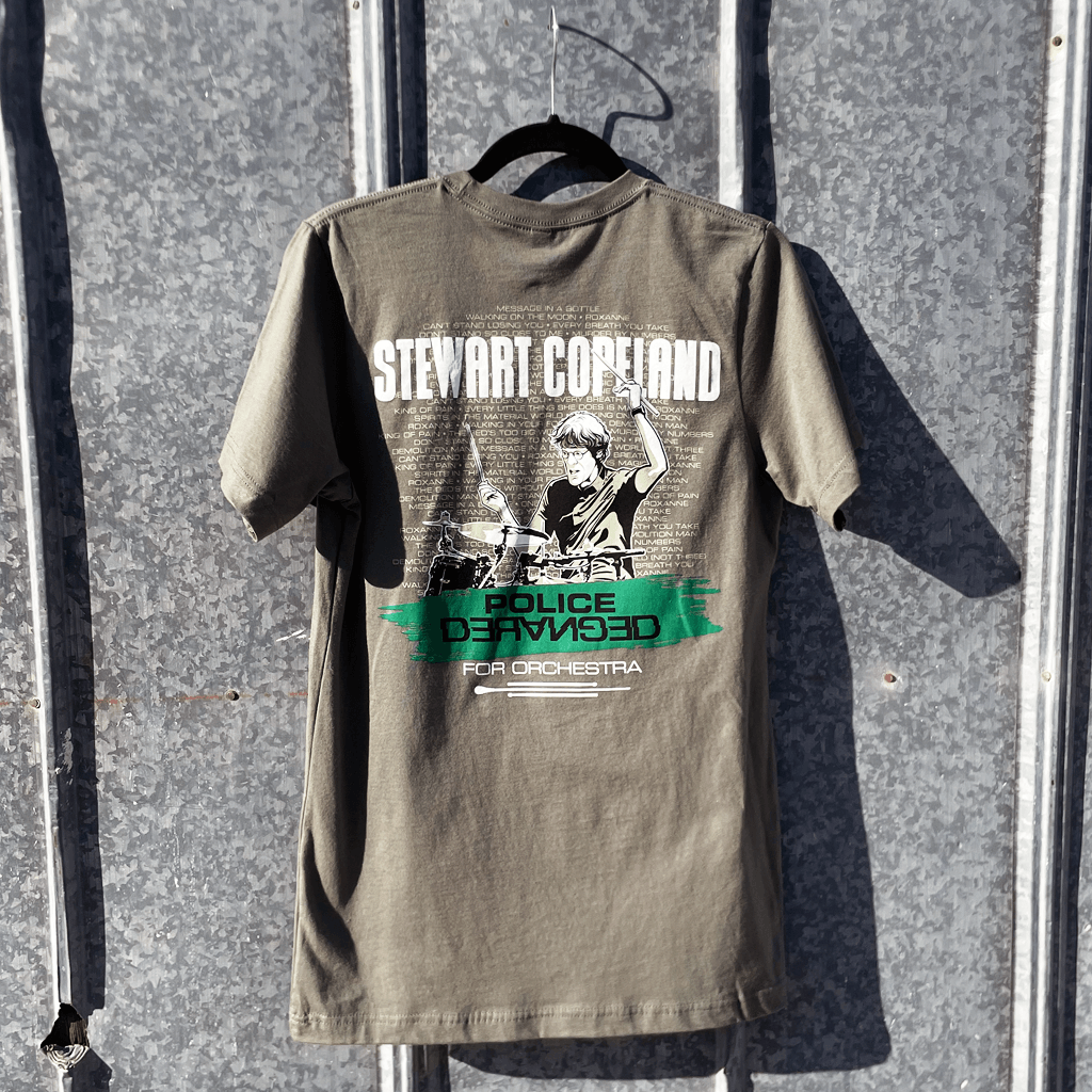 Police Deranged Drummer Green T-Shirt Hoodie, Sweatshirt | CoreVibeTees.com (Image 5)