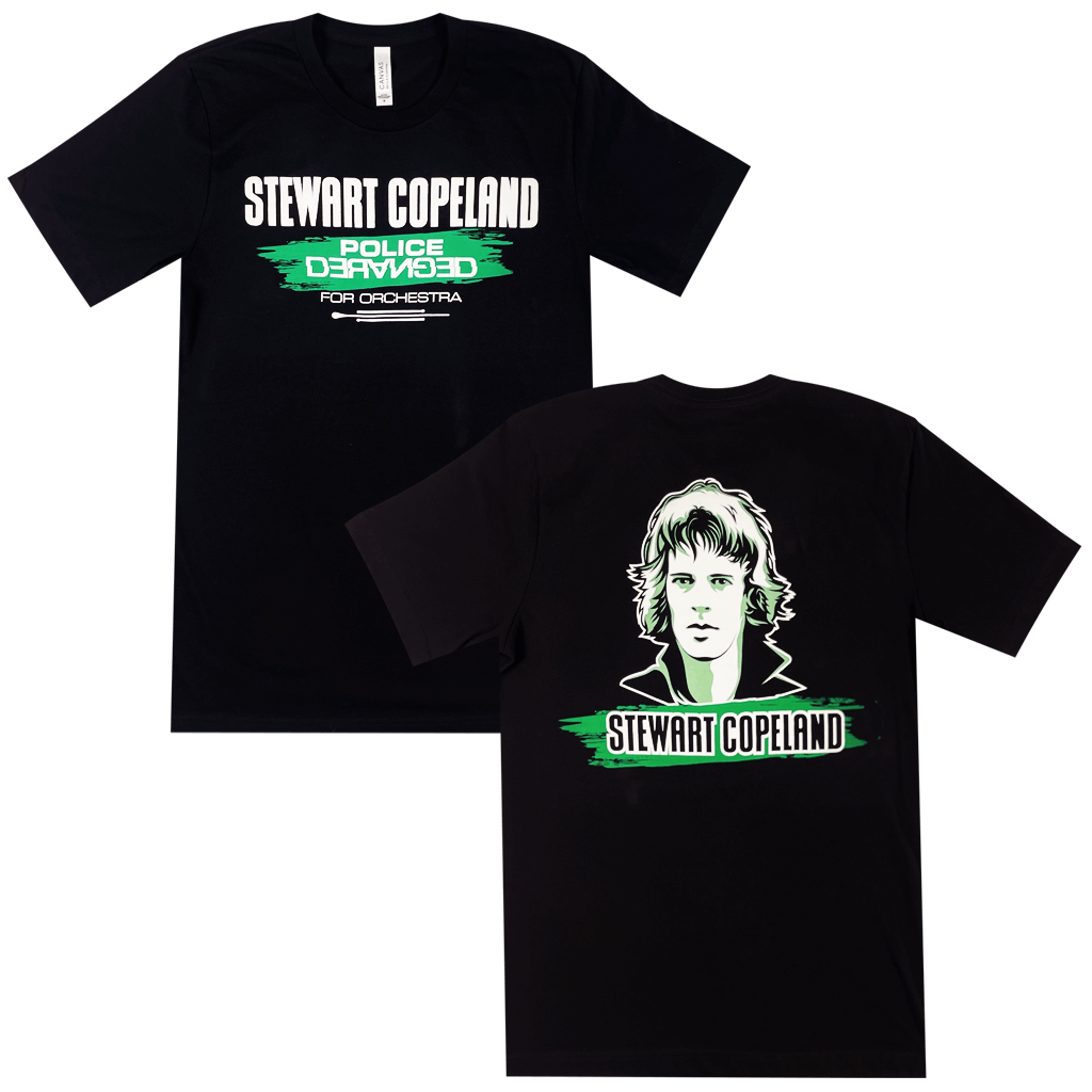 Police Deranged Face Black T-Shirt Hoodie, Sweatshirt | CoreVibeTees.com (Image 1)