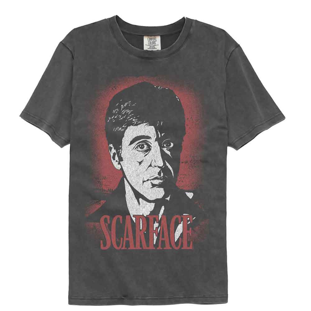 Scarface - Face Comfort Color T-Shirt Hoodie, Sweatshirt | CoreVibeTees.com