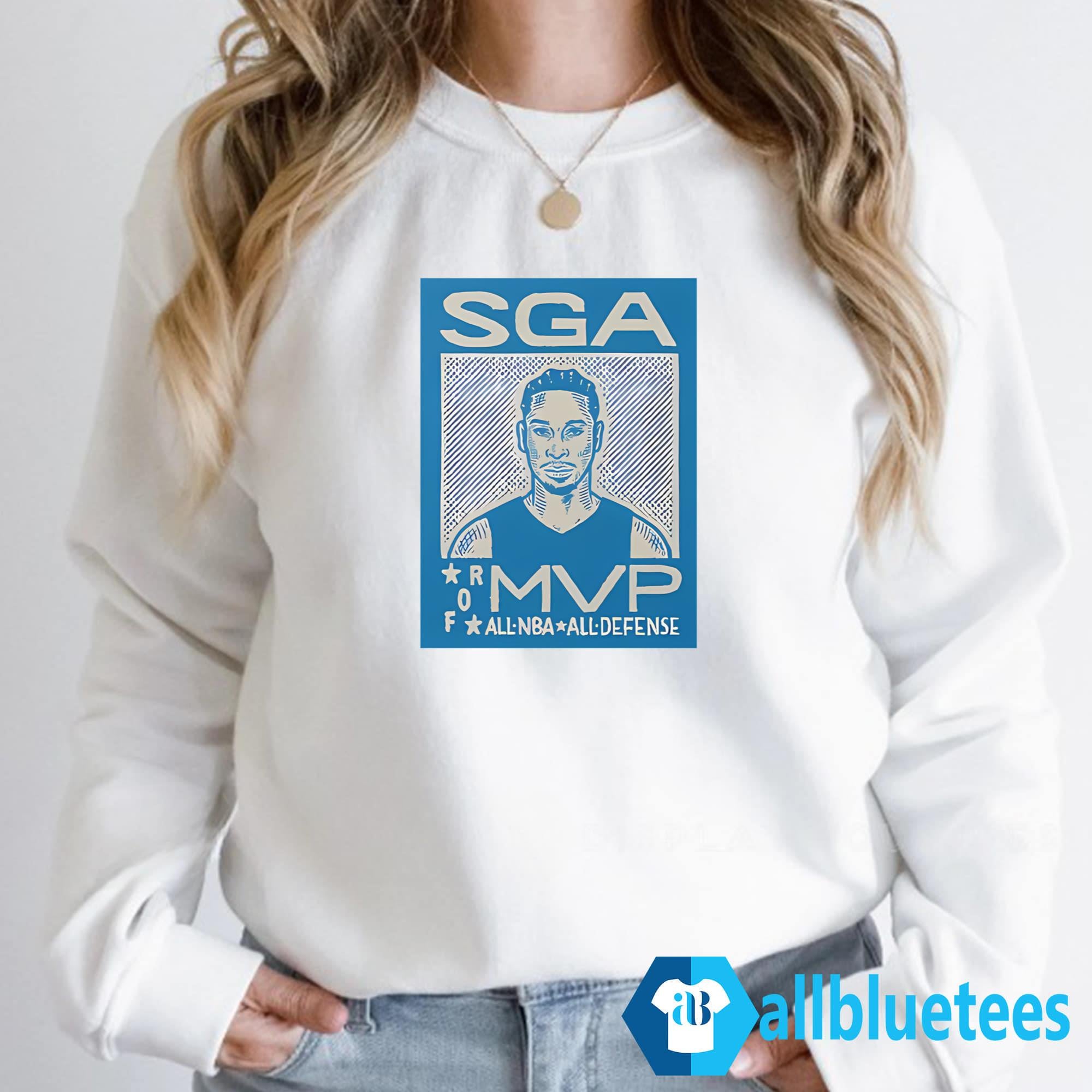 SGA Shai Gilgeous-Alexander For MVP All-Defense Shirt