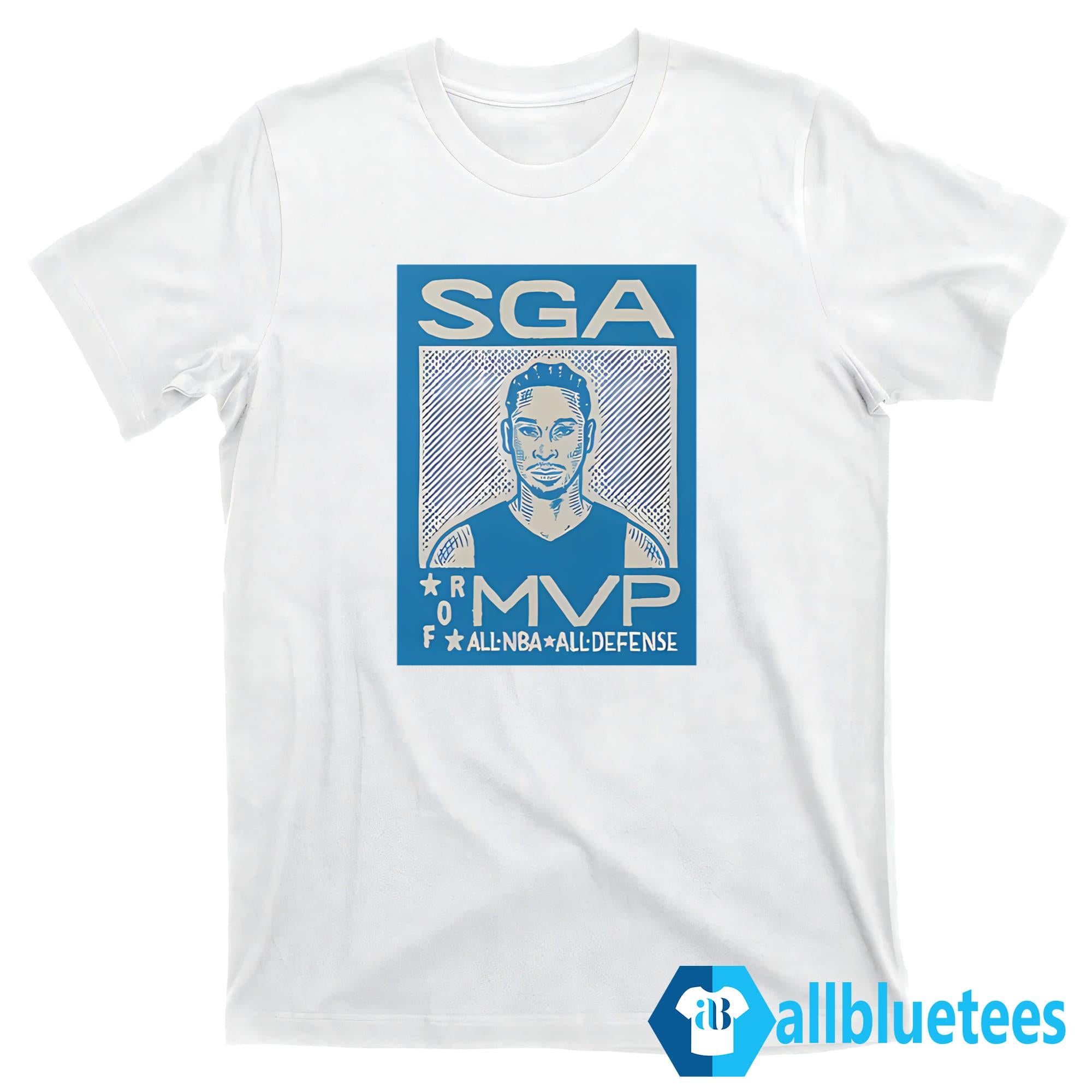 SGA Shai Gilgeous-Alexander For MVP All-Defense Shirt