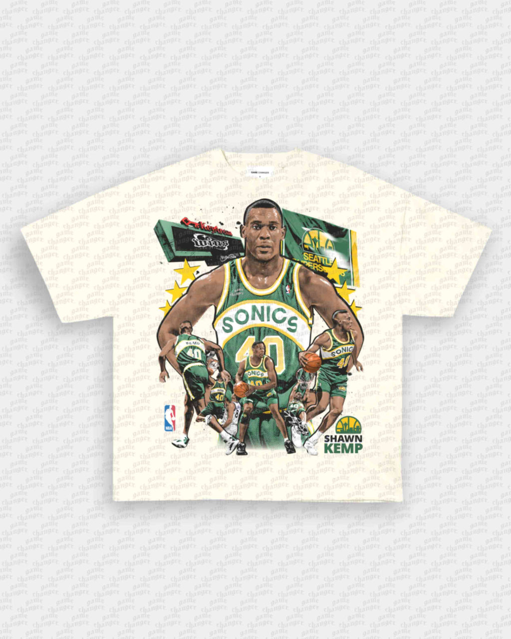 SHAWN KEMP TEE Hoodie, Sweatshirt | CoreVibeTees.com (Image 2)