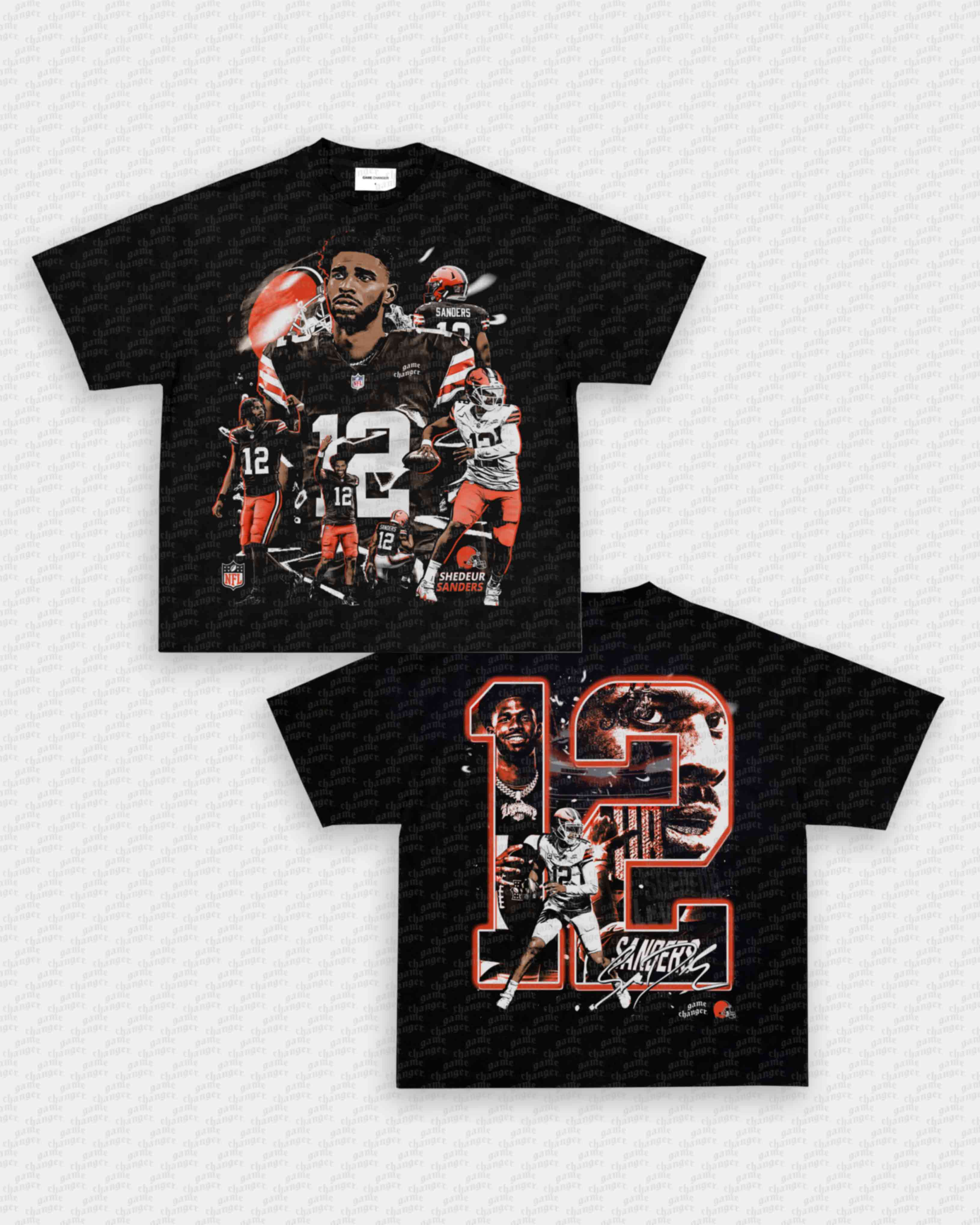 SHEDEUR SANDERS - BROWNS TEE - [DS] Hoodie, Sweatshirt | CoreVibeTees.com (Image 1)