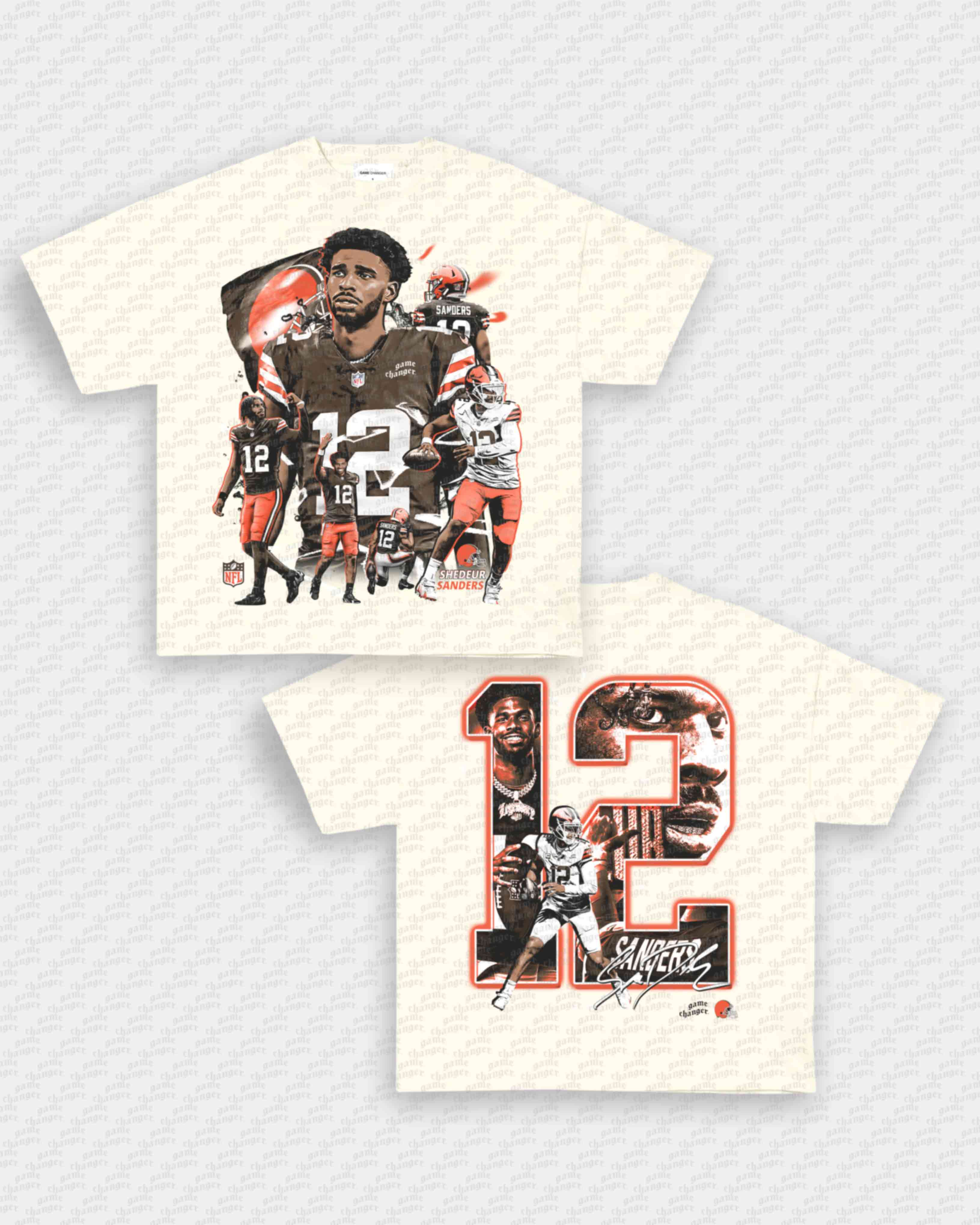 SHEDEUR SANDERS - BROWNS TEE - [DS] Hoodie, Sweatshirt | CoreVibeTees.com (Image 4)