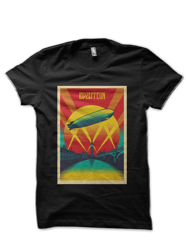 Led Zeppelin Black T-Shirt Style005 Hoodie, Sweatshirt | CoreVibeTees.com