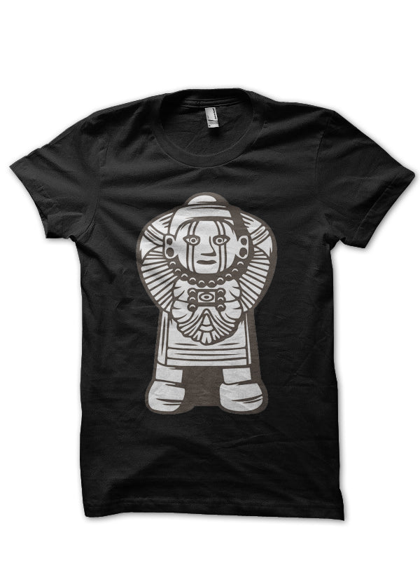 Mayan, Aztec, indian Black Half Sleeve T-Shirt Hoodie, Sweatshirt | CoreVibeTees.com
