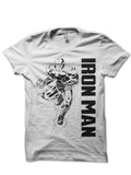 Ironman White Tee Hoodie, Sweatshirt | CoreVibeTees.com