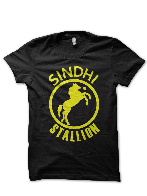 Sindhi Stallion Black T-Shirt Hoodie, Sweatshirt | CoreVibeTees.com