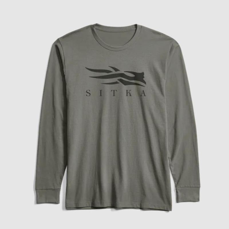 SITKA Icon Long Sleeve Crewneck Tee for Menswear & Womenswear Comfort Colors Graphic Tees Gift for Him and Her Tops