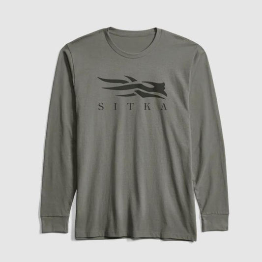 SITKA Icon Long Sleeve Crewneck Tee for Menswear & Womenswear Comfort Colors Graphic Tees Gift for Him and Her Tops