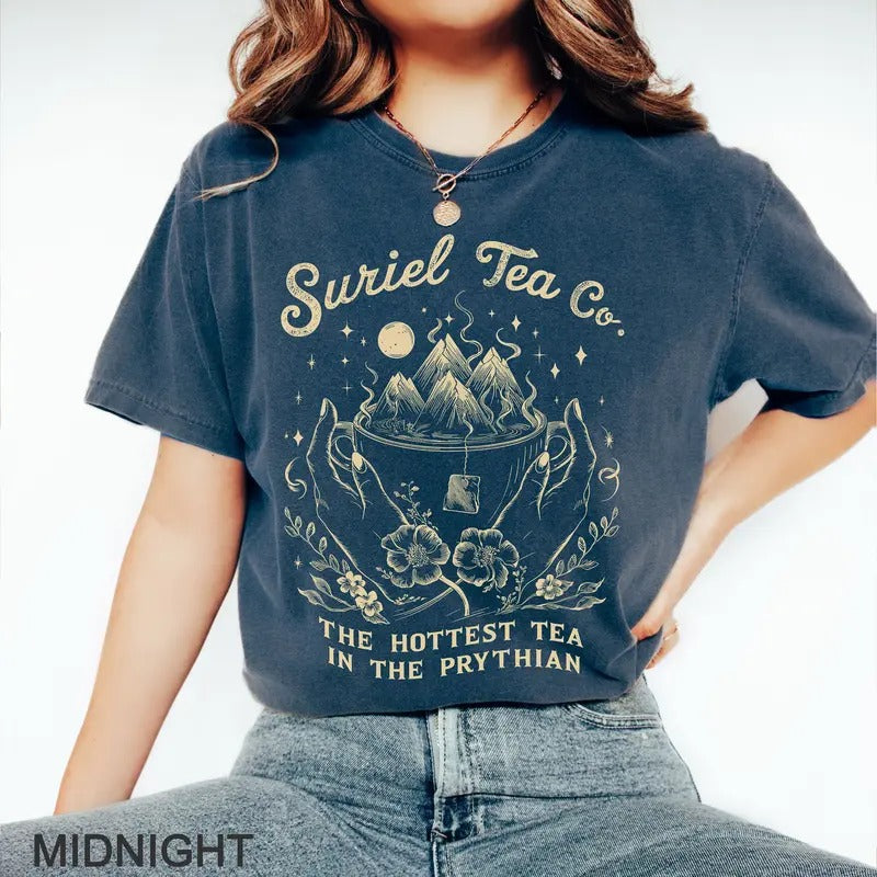 SJM - Suriel Tea Co t-shirt, The Night Court, A Court of Thorns and Roses Court of Dreams tee, Gift for the Rhysand fan girlstyle{n002}2