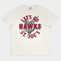 Saint Joseph's "Let's Go Hawks" Vintage Heavyweight Tee Style001 Hoodie, Sweatshirt | CoreVibeTees.com