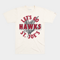 Saint Joseph's "Let's Go Hawks" Vintage Tee Style001 Hoodie, Sweatshirt | CoreVibeTees.com