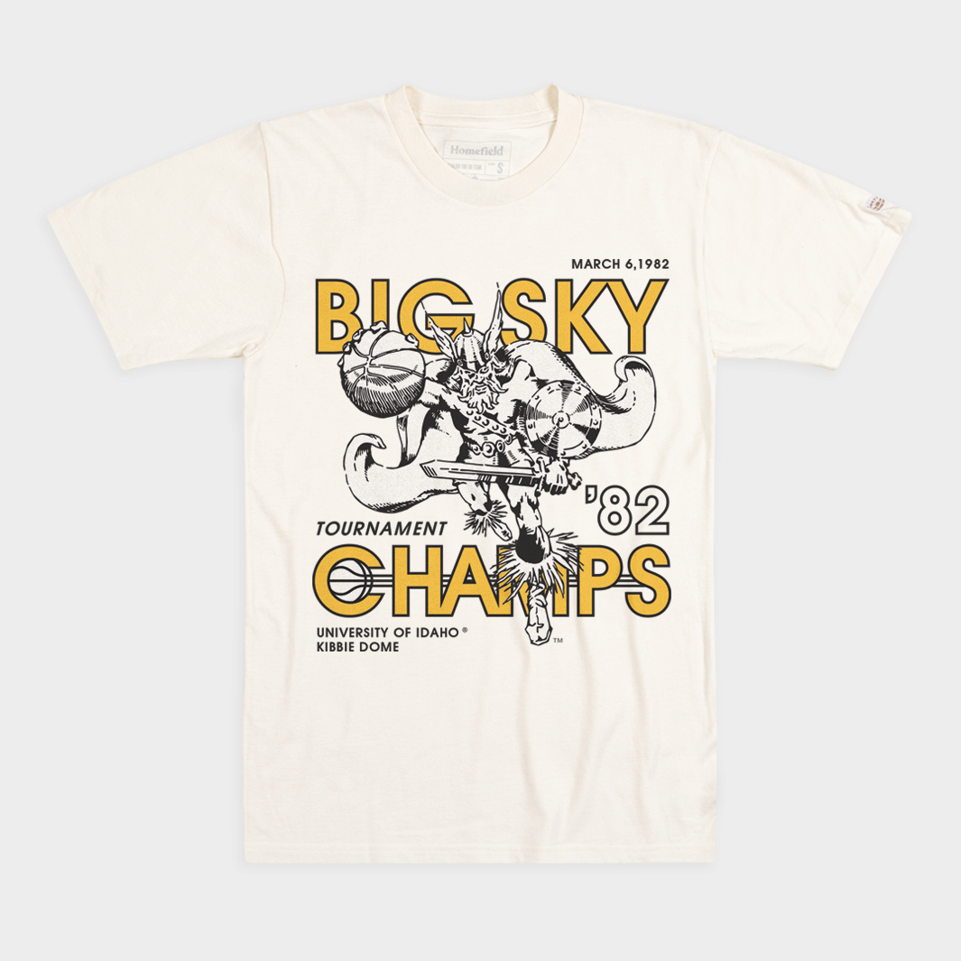 Idaho Vandals Basketball 1982 Big Sky Champs Tee Hoodie, Sweatshirt | CoreVibeTees.com (Image 1)