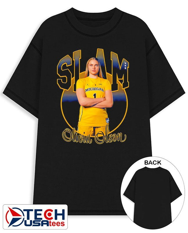 SLAM Michigan WBB Olivia Olson shirt