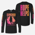 Hope Helps Black Long Sleeve T-Shirt Hoodie, Sweatshirt | CoreVibeTees.com (Image 1)