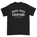 Brave Faces Tee (Black) Hoodie, Sweatshirt | CoreVibeTees.com (Image 1)