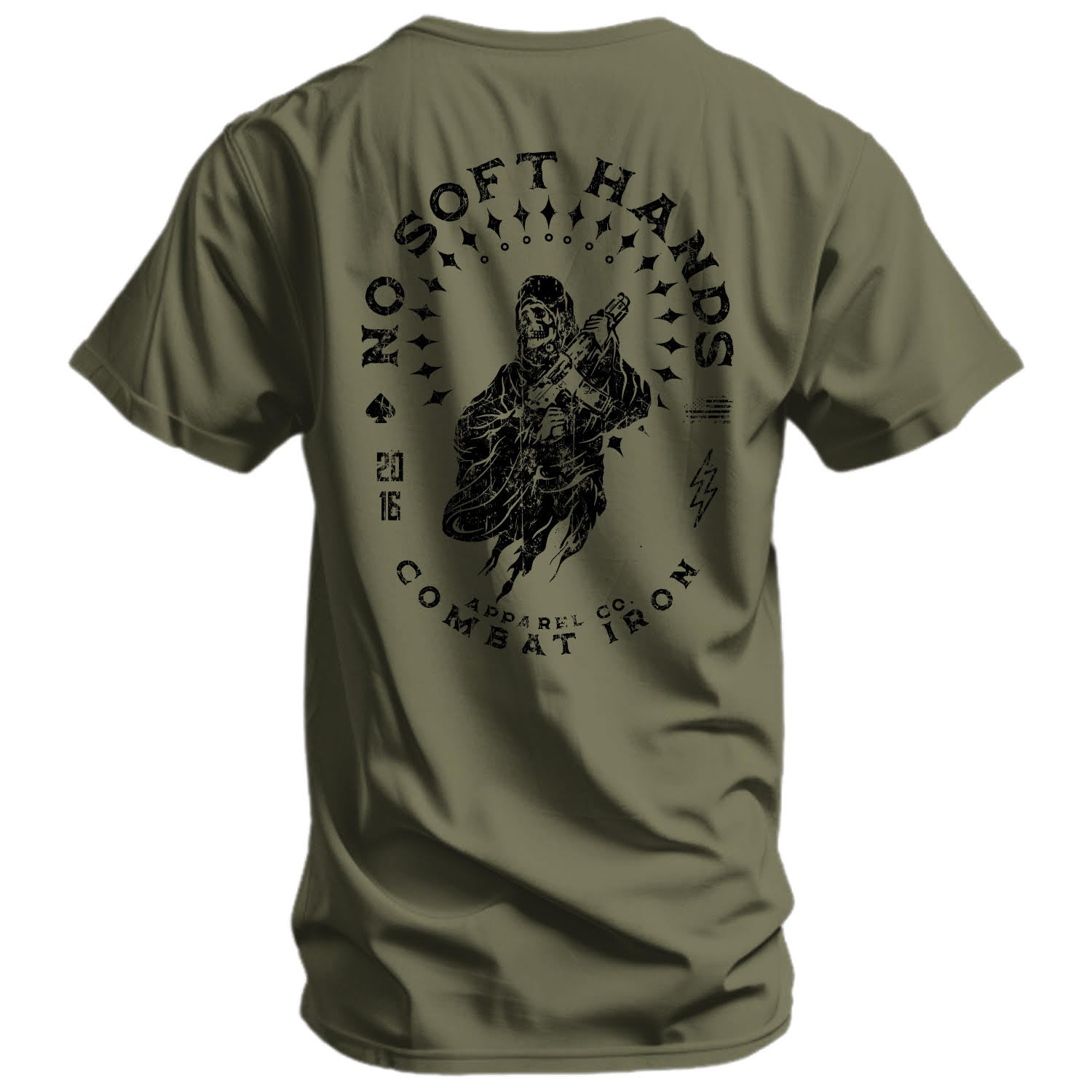 No Soft Hands Reaper Men's T-Shirt Hoodie, Sweatshirt | CoreVibeTees.com (Image 2)