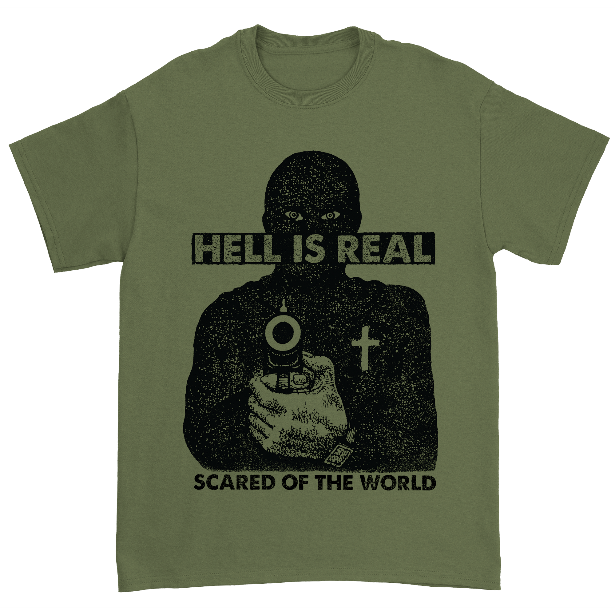 Hell is Real - Scared of the World T-Shirt Hoodie, Sweatshirt | CoreVibeTees.com