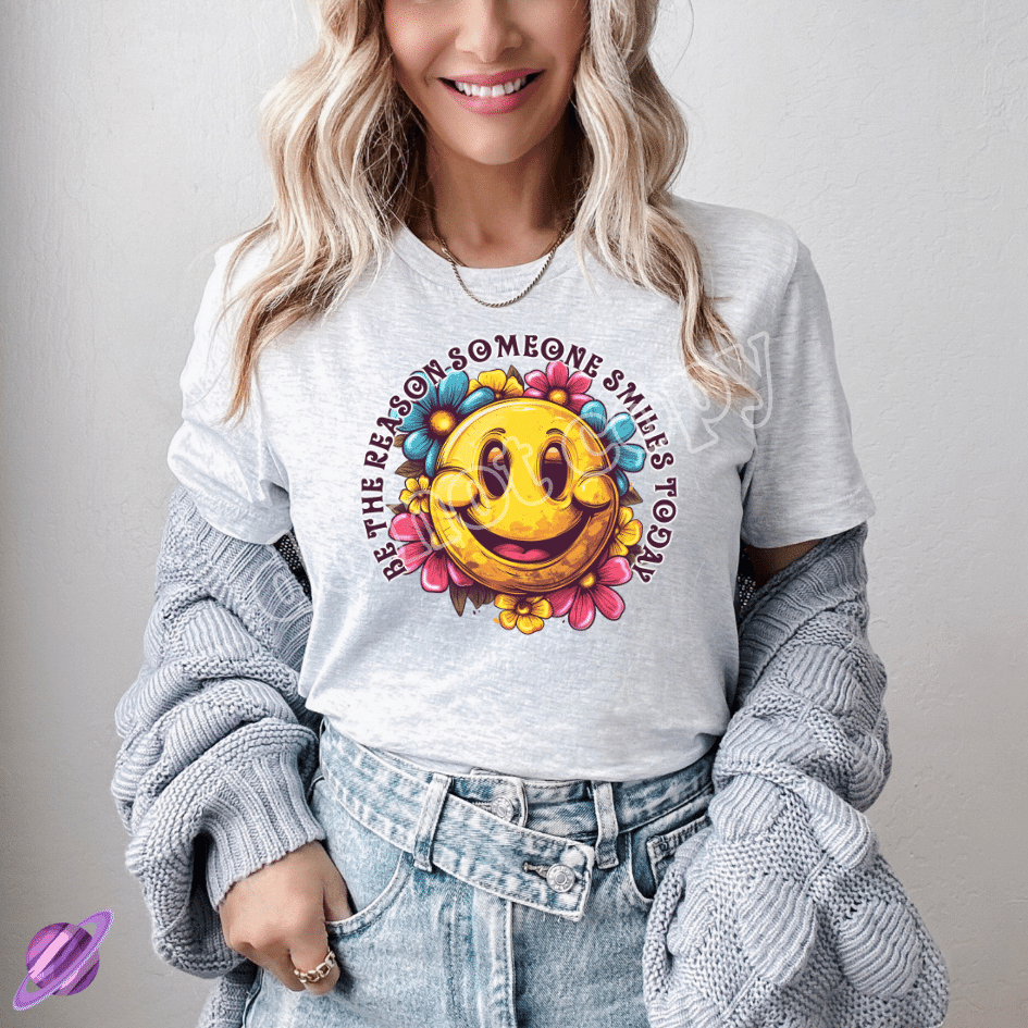 BE THE REASON SOMEONE SMILES TODAY TEE Hoodie, Sweatshirt | CoreVibeTees.com (Image 1)