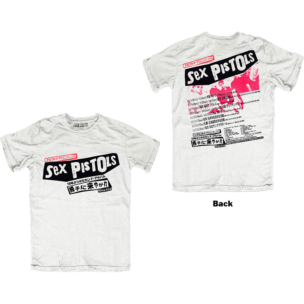 Sex Pistols T-Shirt - Filthy Lucre Japan - Back Print Hoodie, Sweatshirt | CoreVibeTees.com (Image 2)