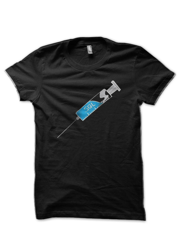 SQL Injection Black T-Shirt Hoodie, Sweatshirt | CoreVibeTees.com