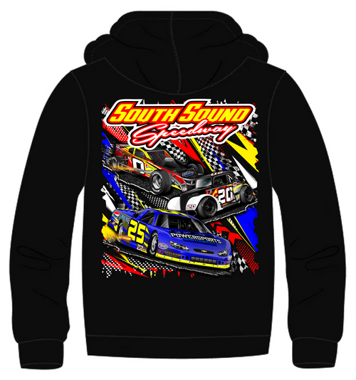 2025 South Sound Speedway Sweatshirt (Full Back) T-Shirts, Hoodie | CoreVibeTees.com (Image 1)