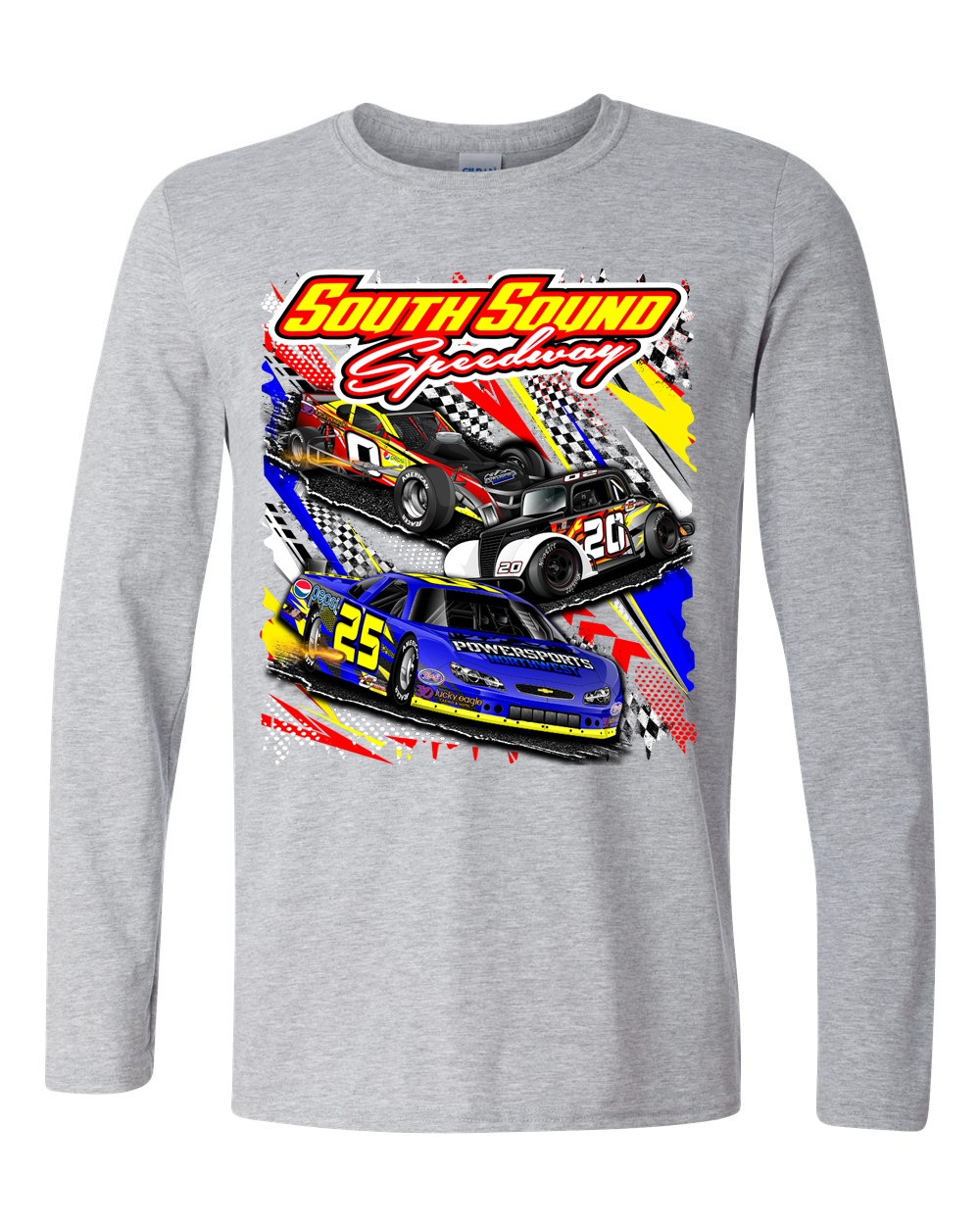 2025 South Sound Speedway Long Sleeve T-Shirt Hoodie, Sweatshirt | CoreVibeTees.com (Image 3)