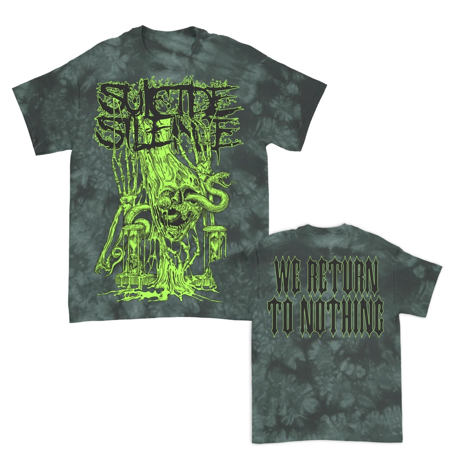We Return To Nothing T-Shirt (Forest Crystal Dye) Hoodie, Sweatshirt | CoreVibeTees.com