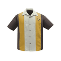 Mustard and Brown Bowling Shirt by Steady Clothing Hoodie, Sweatshirt | CoreVibeTees.com