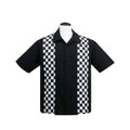 Checkered Panels Bowling Shirt by Steady Clothing Hoodie, Sweatshirt | CoreVibeTees.com (Image 1)