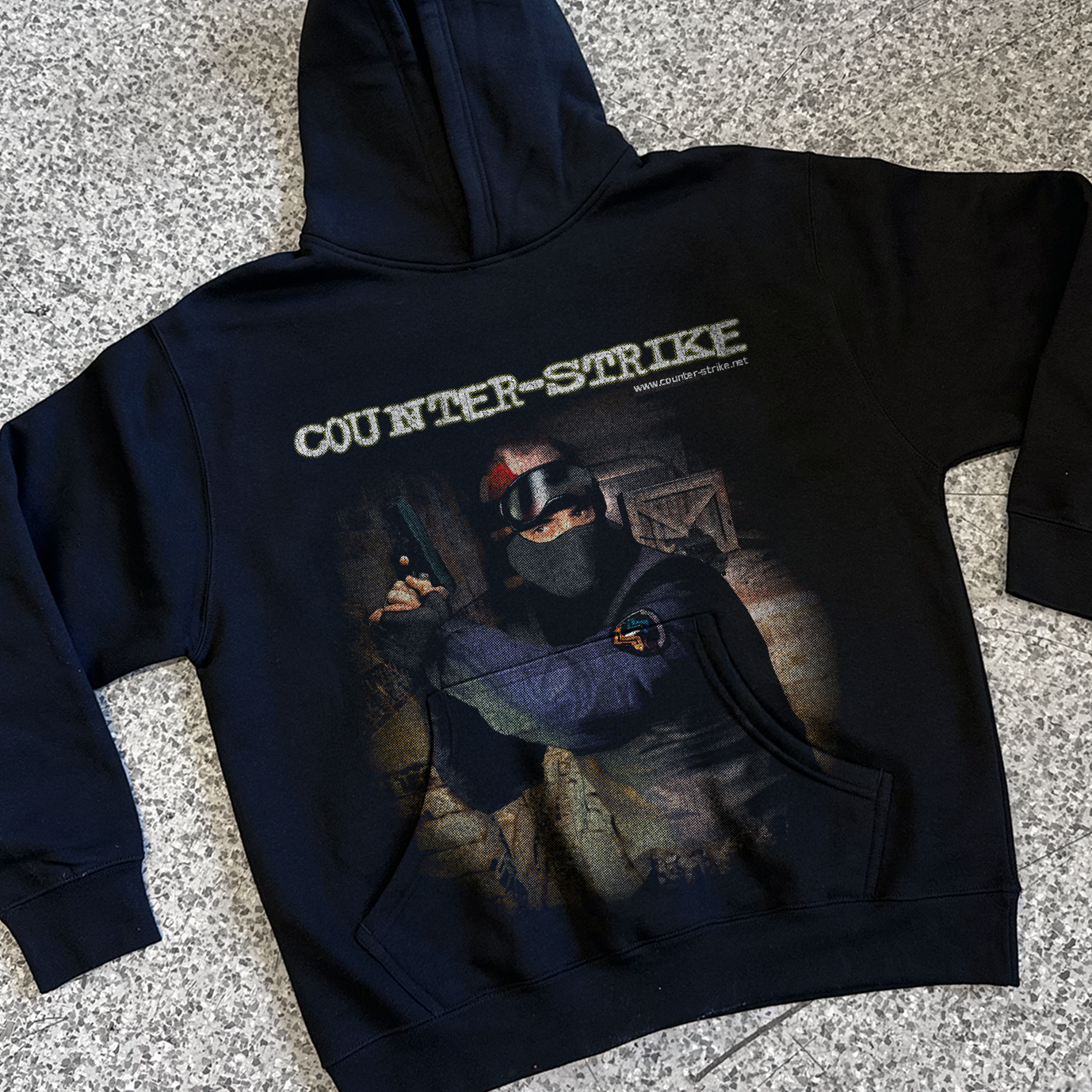 COUNTERSTRIKE 1.6 JUMBO BLACK HOODIE T-Shirts, Sweatshirt | CoreVibeTees.com (Image 1)