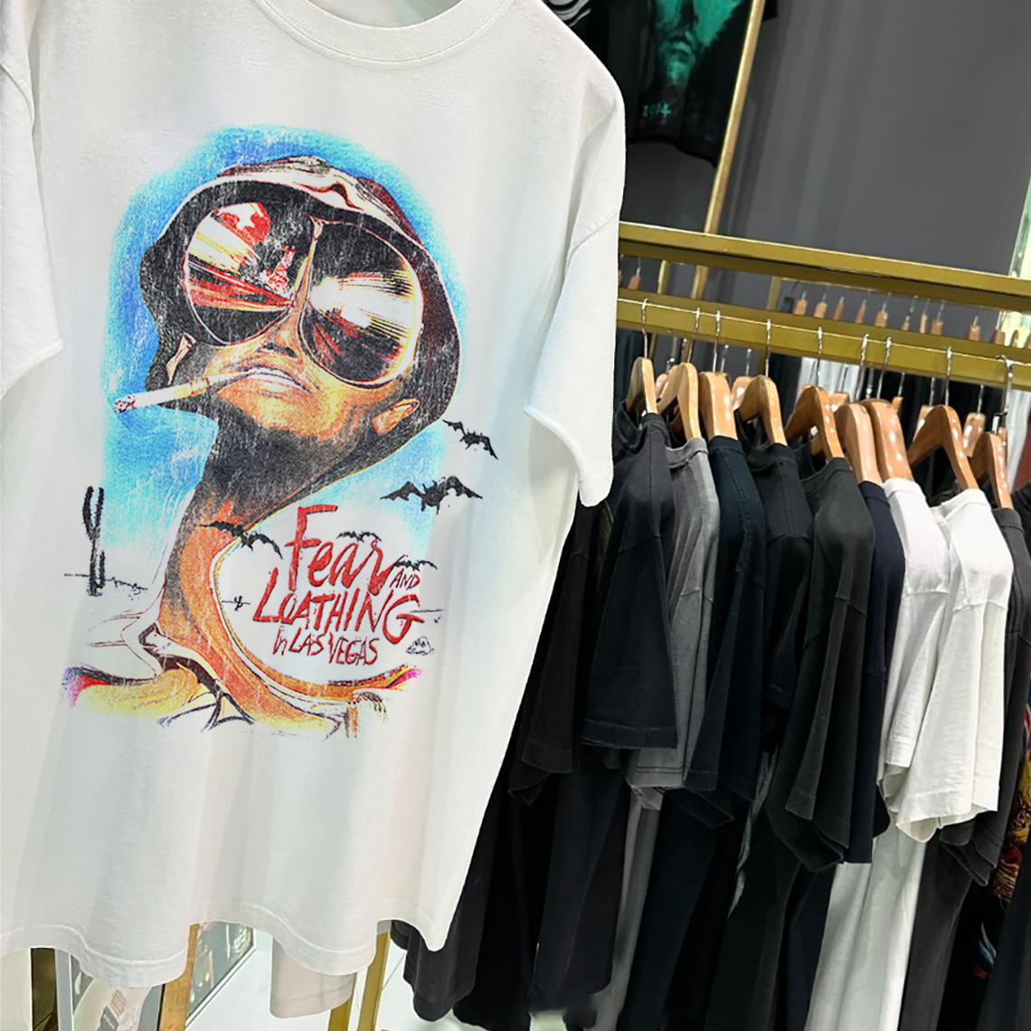 FEAR AND LOATHING 1998 PROMO VINTAGE WASHED WHITE T-SHIRT Hoodie, Sweatshirt | CoreVibeTees.com (Image 2)