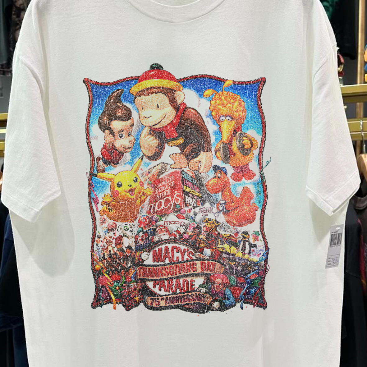 MACY'S THANKSGIVING DAY PARADE 75TH ANNIVERSARY WHITE WASHED T-SHIRT Hoodie, Sweatshirt | CoreVibeTees.com (Image 2)