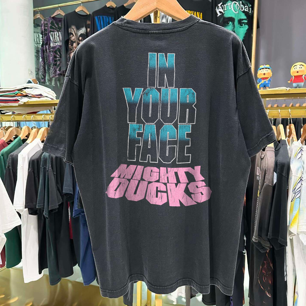 90'S IN YOUR FACE MD'S VINTAGE WASHED BLACK T-SHIRT Hoodie, Sweatshirt | CoreVibeTees.com (Image 2)