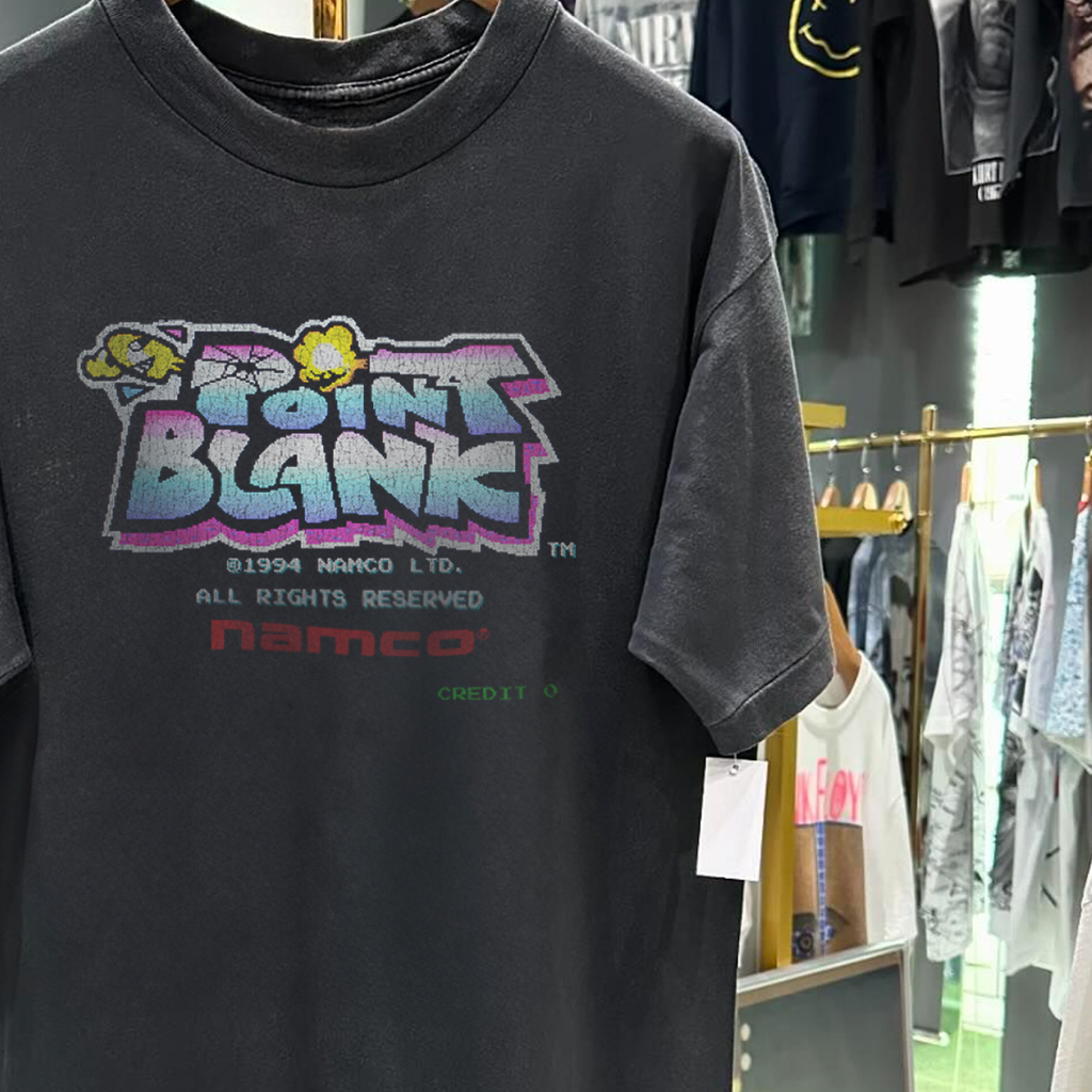 P0INT BLANK '98 VINTAGE WASHED BLACK T-SHIRT Hoodie, Sweatshirt | CoreVibeTees.com (Image 2)