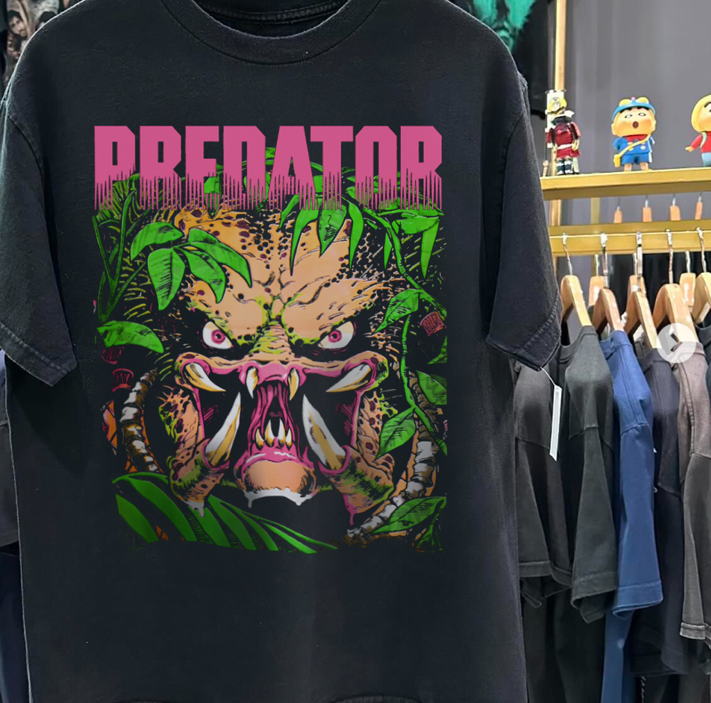 KILLER PREDAT0R VINTAGE WASHED BLACK T-SHIRT Hoodie, Sweatshirt | CoreVibeTees.com (Image 2)