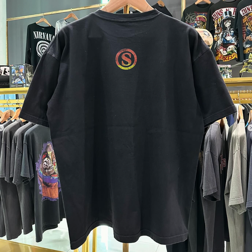 1991 SL0WDIVE JUST FOR A DAY RARE VINTAGE WASHED BLACK T-SHIRT Hoodie, Sweatshirt | CoreVibeTees.com (Image 2)