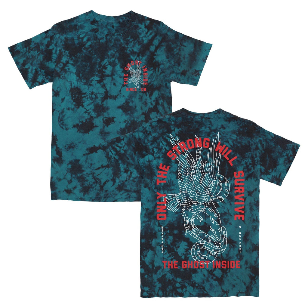 Survive Tie Dye T-Shirt (Black/Blue) Hoodie, Sweatshirt | CoreVibeTees.com (Image 1)