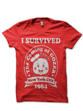 Surviving 1984 Red Half Sleeve T-Shirt Hoodie, Sweatshirt | CoreVibeTees.com