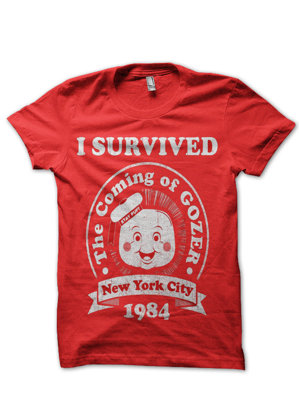 Surviving 1984 Red Half Sleeve T-Shirt Hoodie, Sweatshirt | CoreVibeTees.com