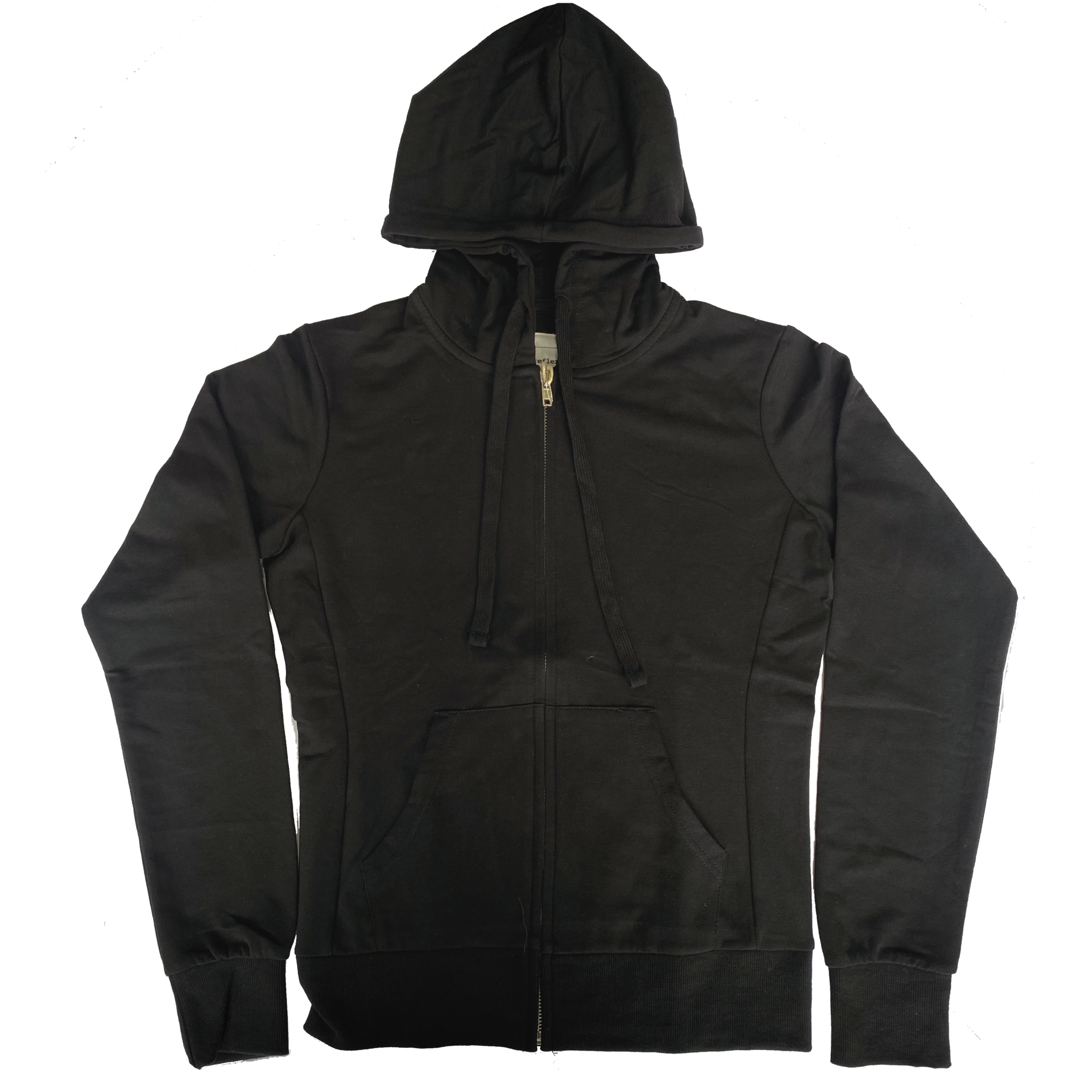 Women's Black Full Zip Hoodie T-Shirts, Sweatshirt | CoreVibeTees.com (Image 1)