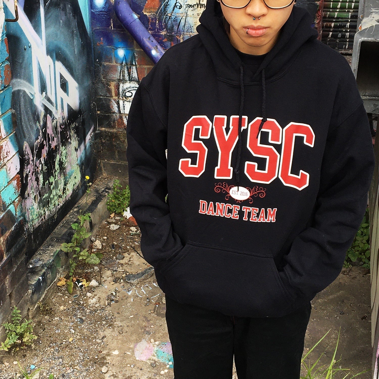 College Dance Team Hoodie (Black) T-Shirts, Sweatshirt | CoreVibeTees.com (Image 3)