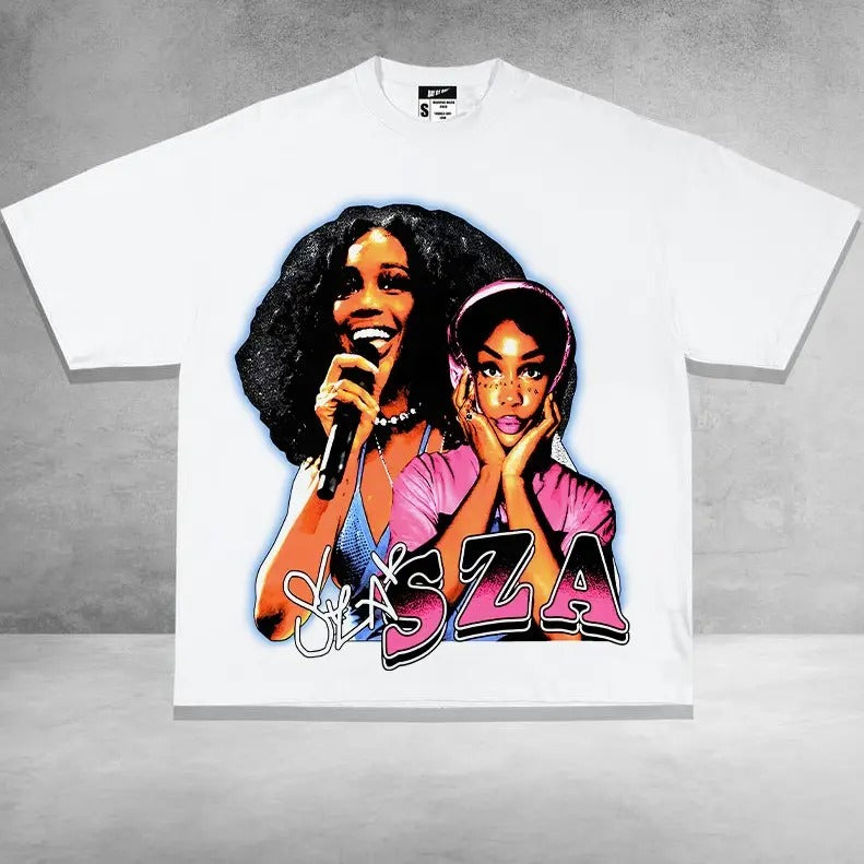 SZAA Music Gift For Fan Graphic T-shirt