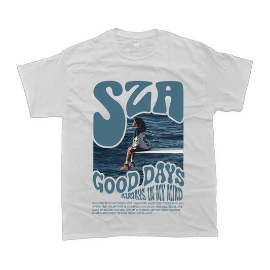SZAAA T-Shirt, SZAAA Good Days SOS Tour Shirt, Crewneck Tee Casual Clothing For Men , For Women