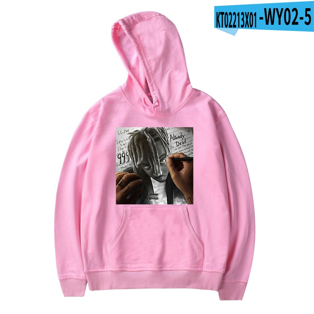 Rapper Juice WRLD Hoodies Hip Hop Streetwear Pullovers T-Shirts, Sweatshirt | CoreVibeTees.com (Image 5)