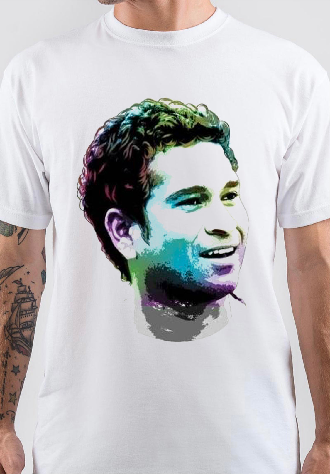 Sachin Tendulkar Art T-Shirt Hoodie, Sweatshirt | CoreVibeTees.com