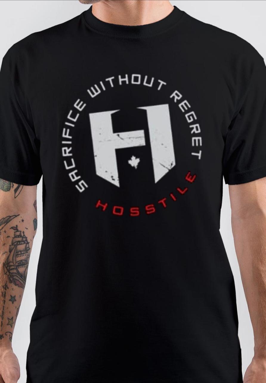 Sacrifice Without Regret Hostile Black T-Shirt Hoodie, Sweatshirt | CoreVibeTees.com