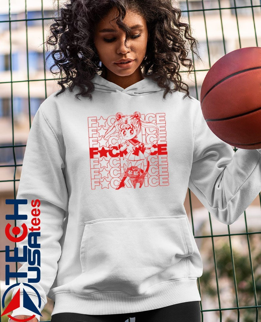 Sailor Moon fck I.C.E. repeat shirt