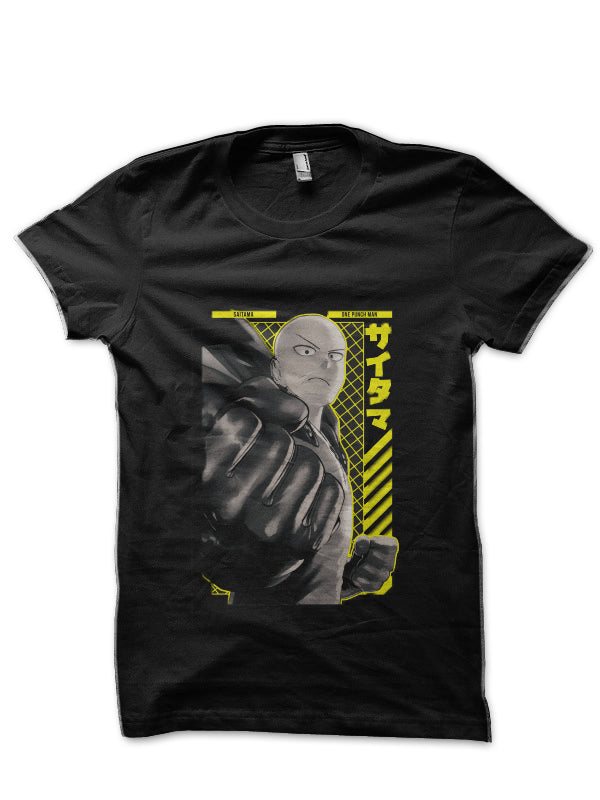 Saitama Black T-Shirt Style001 Hoodie, Sweatshirt | CoreVibeTees.com